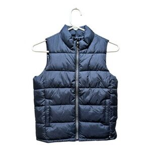 Gap Kids Boys Navy Blue Puffer Vest Size Small